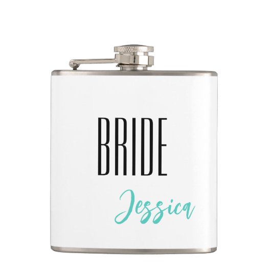 Flacon de la mariée de nom personnalisé (Devant)