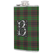 Flacon de l'Ecosse de tartan de Buchan de clan (Gauche)
