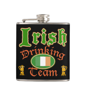 Flacon de l'équipe de boisson irlandaise