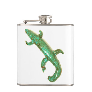 flacon de lézard vert
