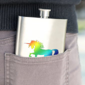 Flacon de licorne d'arc-en-ciel (En situation)