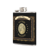 Flacon de lune avec votre nom ou vos initiales (Gauche)