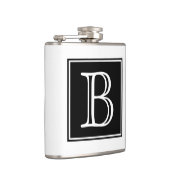 Flacon de monogramme Carré noir (Droite)