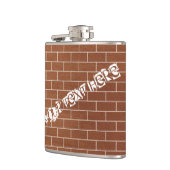 Flacon de mur de briques avec texte personnalisé (Gauche)