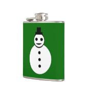 Flacon de neige de Noël souriant (Gauche)