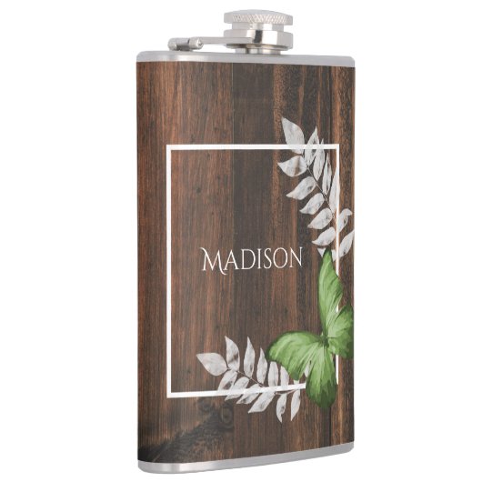 Flacon de papillon vert rustique (Droite)