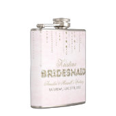 Flacon de Parties scintillant rose et or (Droite)