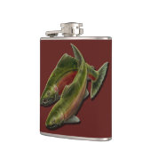 Flacon de pêche Custom Fishermans Saumon Flacon de (Gauche)