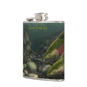 Flacon de pêche Custom Fishermans Saumon Flacon de (Gauche)