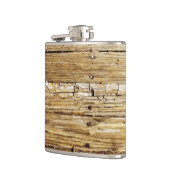 Flacon de poche en bois patiné de plate-forme (Gauche)