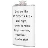 flacon de poche pour nouveau papa, drôle de cadeau (Gauche)