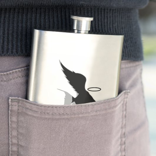 Flacon de poisson-ange (En situation)