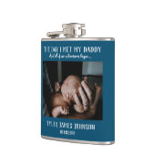 Flacon de première Fête des pères photo papa perso (Gauche)