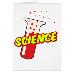 Flacon de science dessin animé