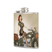 Flacon de sergent Davidson Army Motorcycle Pinup (Gauche)