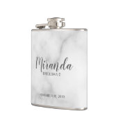 Flacon de servante de Bridesmaid de Script moderne (Gauche)