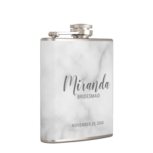 Flacon de servante de Bridesmaid de Script moderne (Droite)