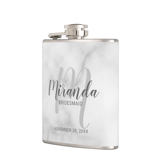 Flacon de servante de Bridesmaid de Script moderne (Gauche)