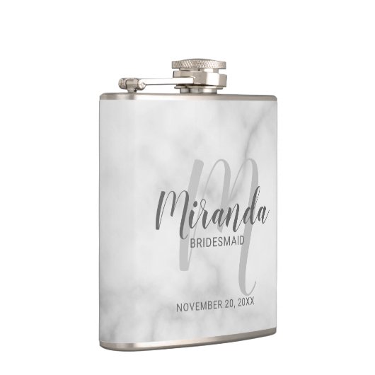 Flacon de servante de Bridesmaid de Script moderne (Droite)