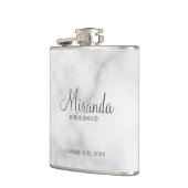 Flacon de servante de Bridesmaid de Script moderne (Gauche)