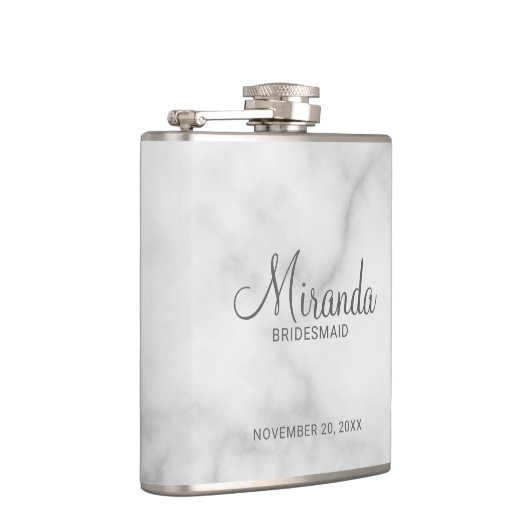 Flacon de servante de Bridesmaid de Script moderne (Droite)