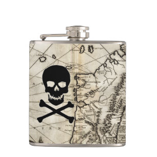 Flacon de trésor de jolly roger