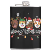 Flacon de typographie Merry Woofmas (Devant)