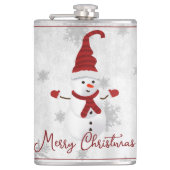 Flacon de vacances Red Cute Snowman (Devant)