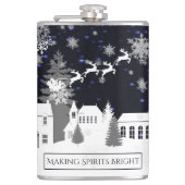 Flacon de village de Noël (Devant)