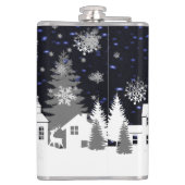 Flacon de village de Noël (Dos)