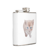 Flacon De Vinyle Emballé Avec Photo De Chat Mignon (Droite)