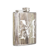 Flacon de vinyle enveloppé en bois rustique monogr (Droite)