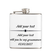 Flacon de vinyle personnalisable (Devant)