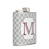 Flacon de whisky en latti de quart gris (Droite)