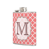 Flacon de whisky monogramme en latte de corail (Gauche)