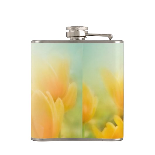 Flacon de whisky Monogramme pour tulipes jaunes ba (Dos)