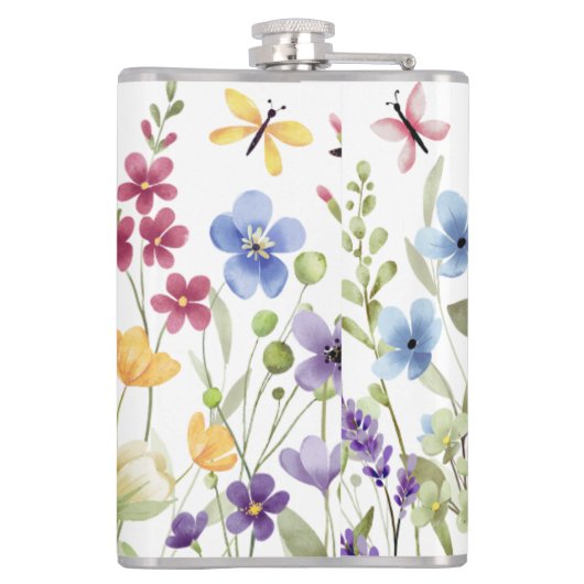 Flacon : Design Fleur sauvage (Dos)