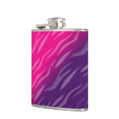 Flacon design Zèbre violet et rose (Gauche)