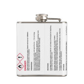 Flacon d'étiquette de sécurité de l'éthanol (Dos)