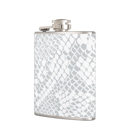 Flacon d'impression de peau de serpent blanc moder (Gauche)