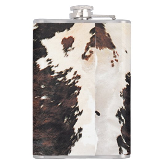 Flacon d'impression de vache Brown et blanche (Dos)