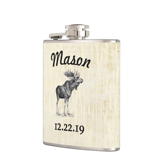 Flacon d'orignal Vintage personnalisé (Gauche)