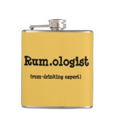Flacon drôle de citation de Rum.ologist (Devant)