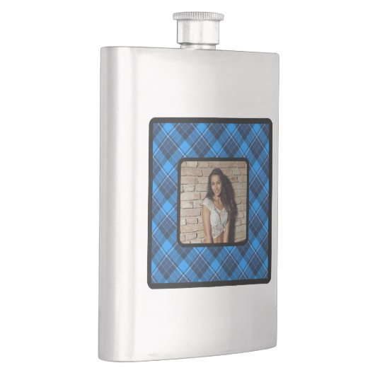 Flacon en acier inoxydable bleu noir (Droite)