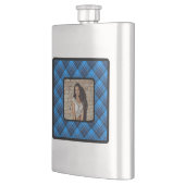 Flacon en acier inoxydable bleu noir (Gauche)