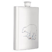 Flacon en acier inoxydable de l'ours polaire (Droite)