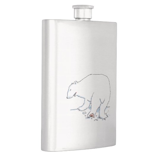 Flacon en acier inoxydable de l'ours polaire (Droite)