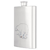 Flacon en acier inoxydable de l'ours polaire (Gauche)