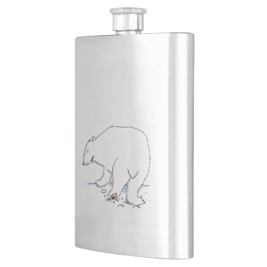 Flacon en acier inoxydable de l'ours polaire (Gauche)