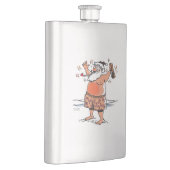 Flacon en acier inoxydable de Père Noël ivre (Droite)